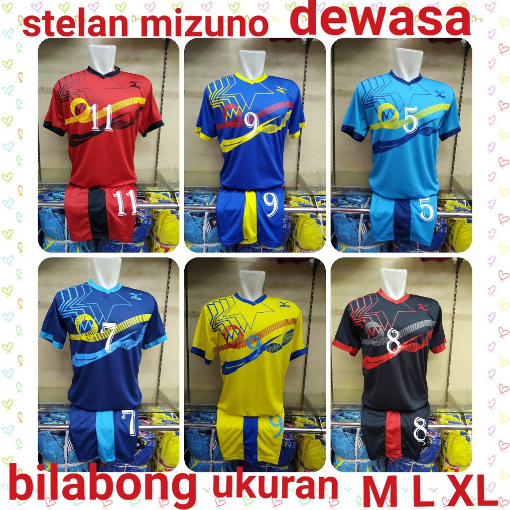 BAJU JERSEY SET BOLA / FUTSAL LENGAN PENDEK