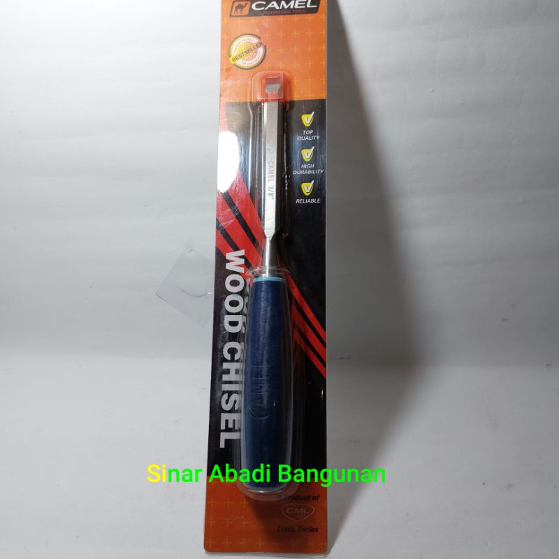 PAHAT KAYU CAMEL 3/8" (1 CM) TATAH KAYU