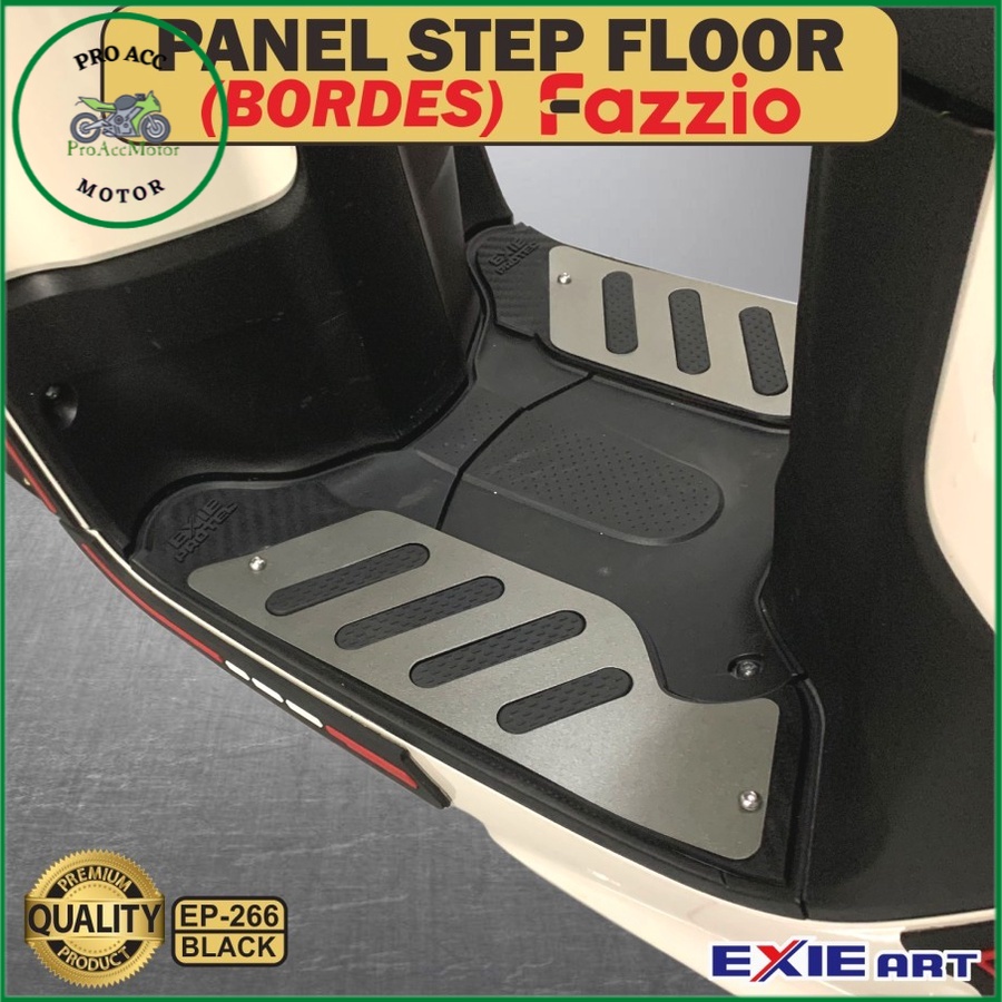 karpet pijakan kaki FAZZIO 125 model cnc rubber premium