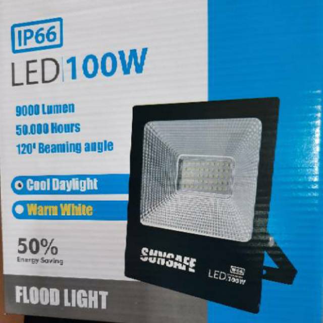 Lampu Sorot Led / Lampu Tembak  Taman.lapangan.parkiran,proyèk 100 watt slim super terang