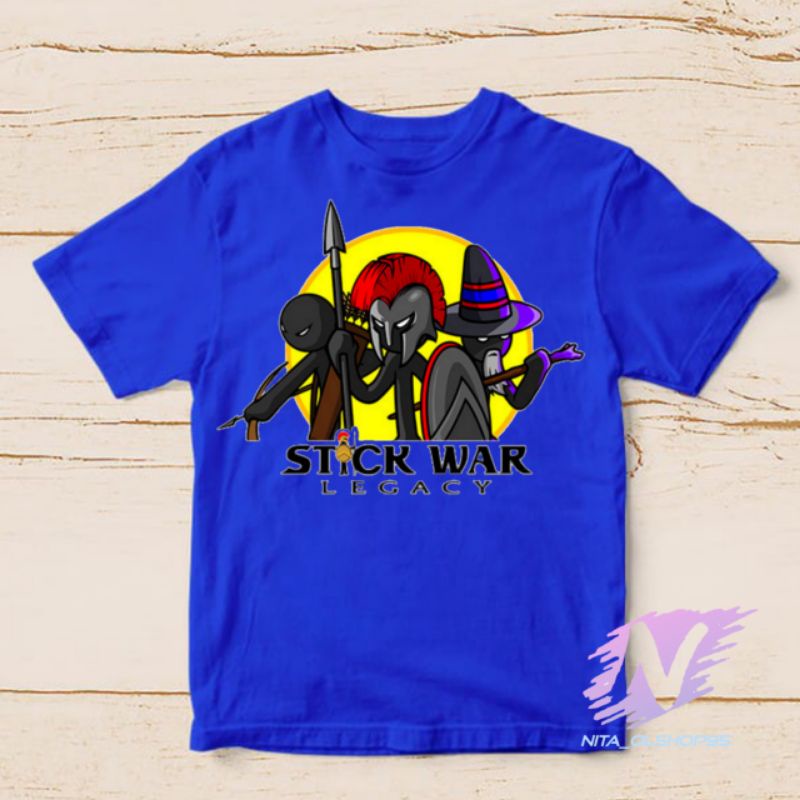 kaos anak stickman legacy warrior baju stickwar