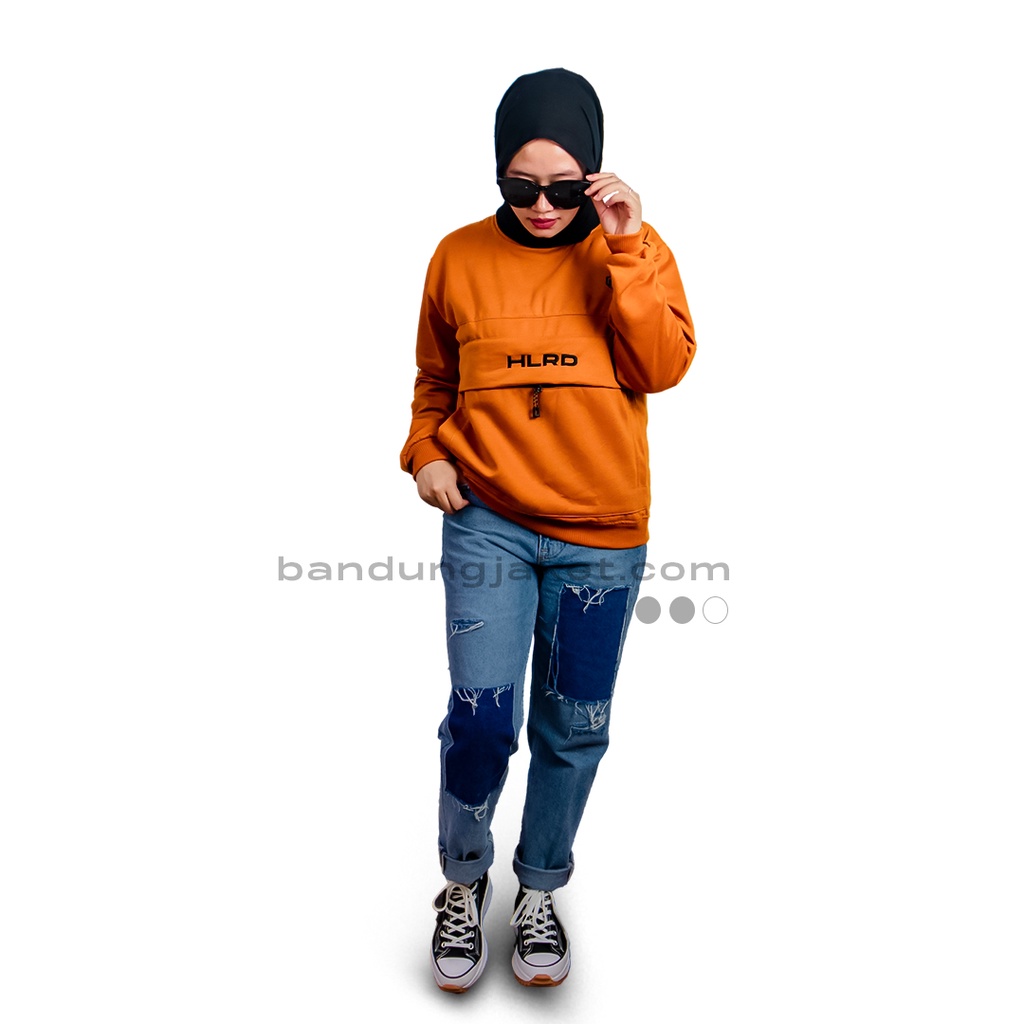 HOLYRIDER Sweatshirt Kagoule Mustard