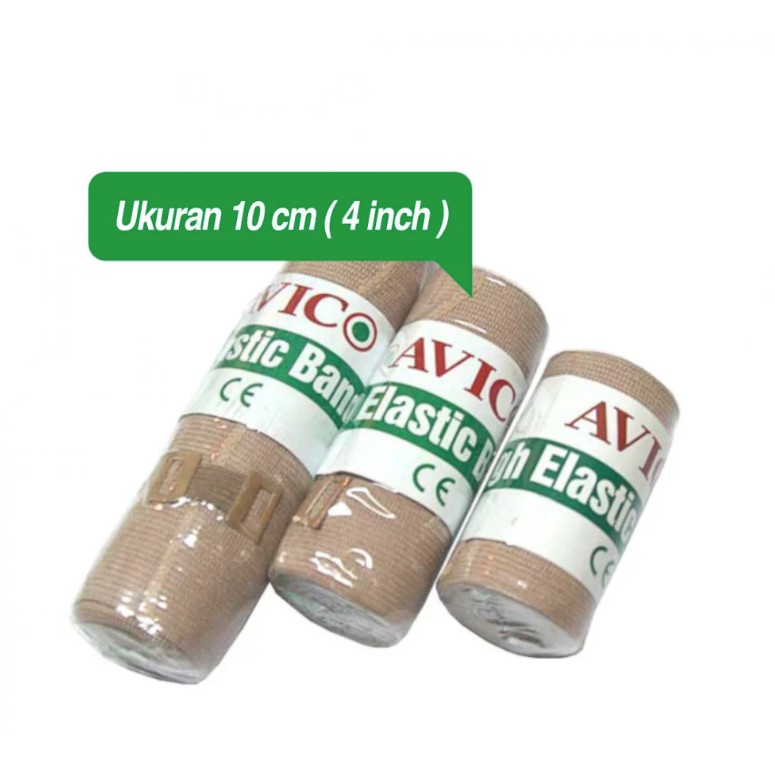 Avico Elastic Bandage - Perban Elastis Ukuran 10 cm