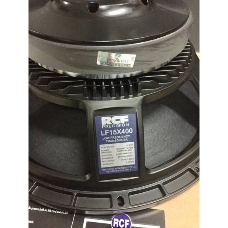 component speaker RCF L15X400 component speaker 15 inch coil 4 rcf l15x400