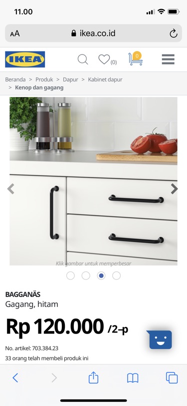 Ikea Bagganas Gagang Kuningan Uk 335 Mm Di Lapak Arts Babyproof Bukalapak