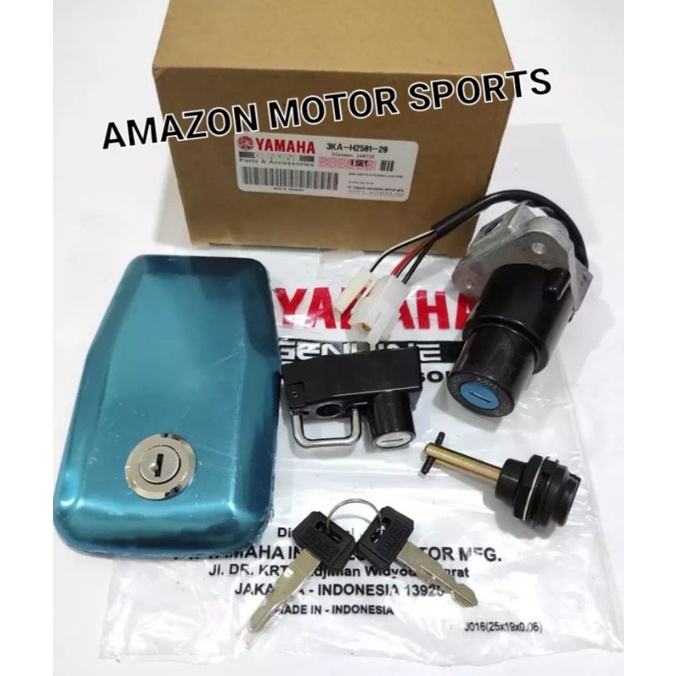 PROMO KUNCI KONTAK RX KING FULL SET TUTUP TANGKI+JOK ORIGINAL 3KA