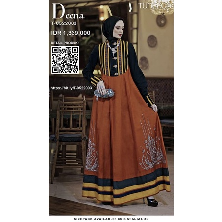 (Cicilan) Gamis Tuneeca Amina T-0522003 By Tuneeca Original