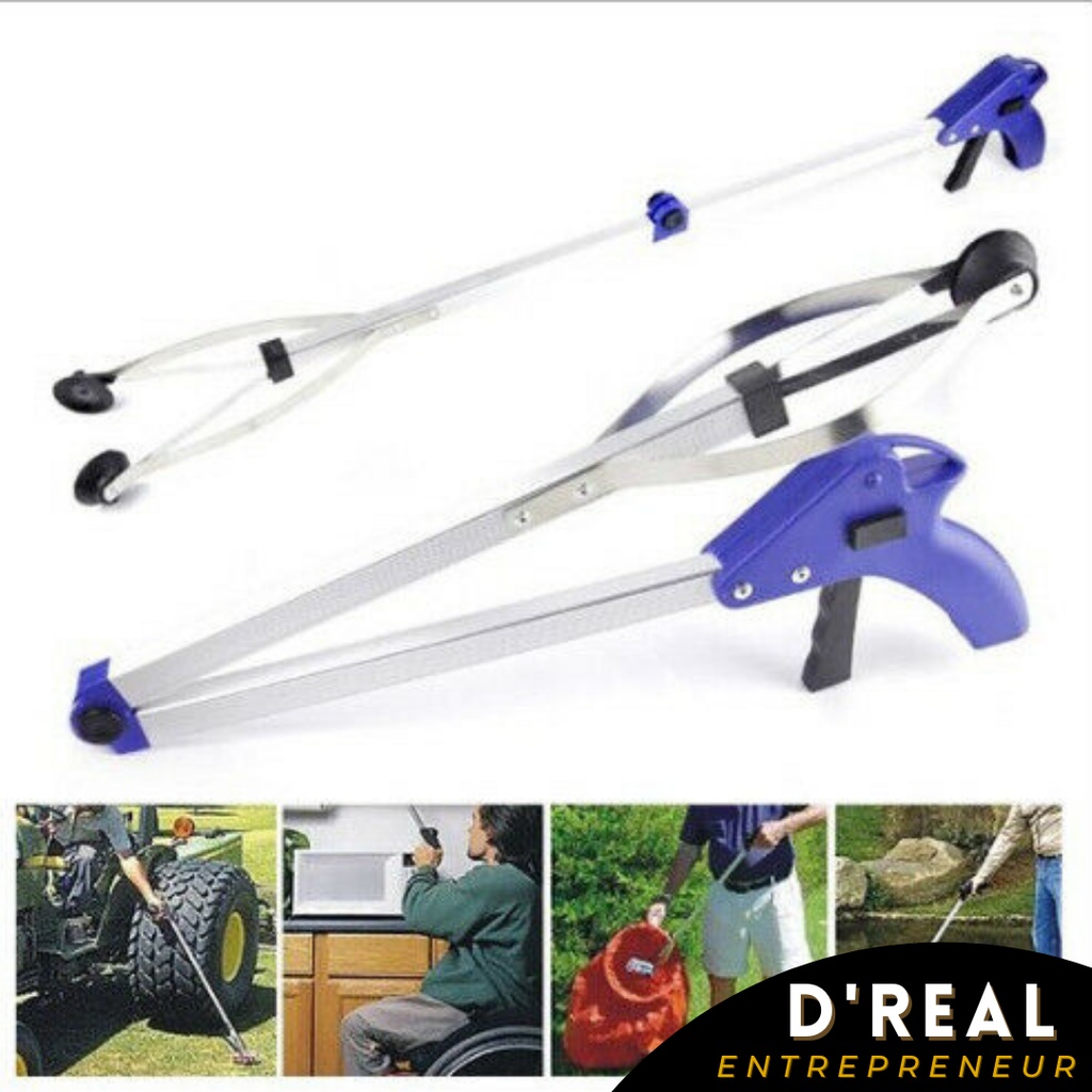 Alat Penjepit Pick Up Tool Capit Pemungut Sampah Tongkat Pengambil Barang Lipat Pick up SerbaGuna