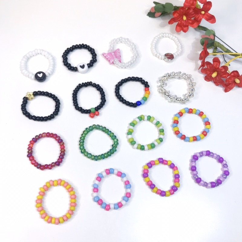 [BATCH 3] Cincin Manik Manik / Beads Ring 100% AESTHETIC RING