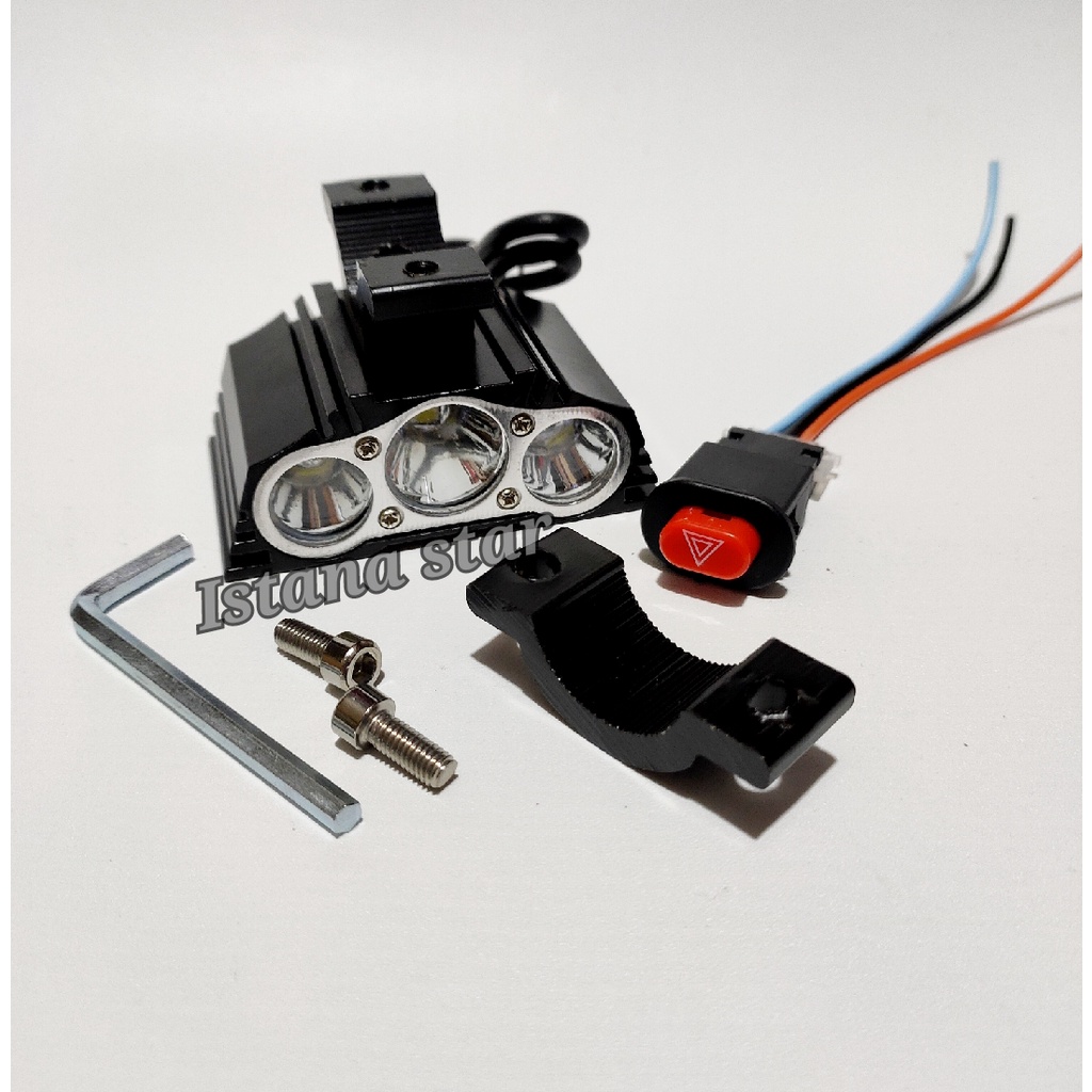 lampu tembak lampu sorot led cree 3 mata owl utrafire 30watt mode FREE Saklar On Off lampu