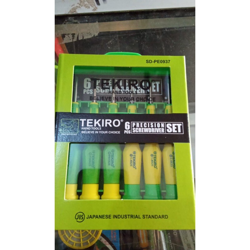 TEKIRO  Obeng Set 6 PCS SS-PE0937