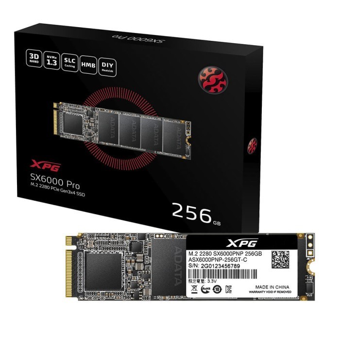 SSD ADATA M.2 NVMe SX6000 lite 256GB
