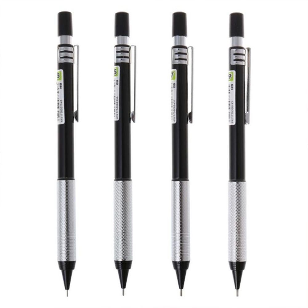 [Elegan] Pensil Mekanik Dengan Eraser HB 0.3mm 2B Kantor Graffiti Sketching Art pencil