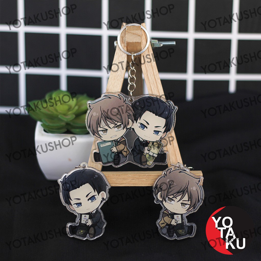 Gantungan Kunci Anime Akrilik Fugou Keiji Balance Unlimited Daisuki Kambe Haru Kato Seri1 YOTAKUSHOP