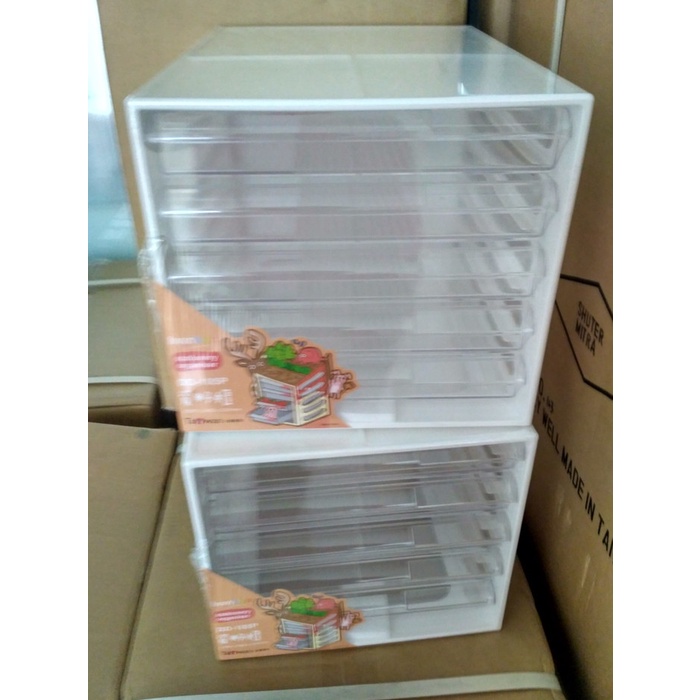 

File-Box- Livinbox Dd-105P Box File Laci Serbaguna - Putih -Box-File.