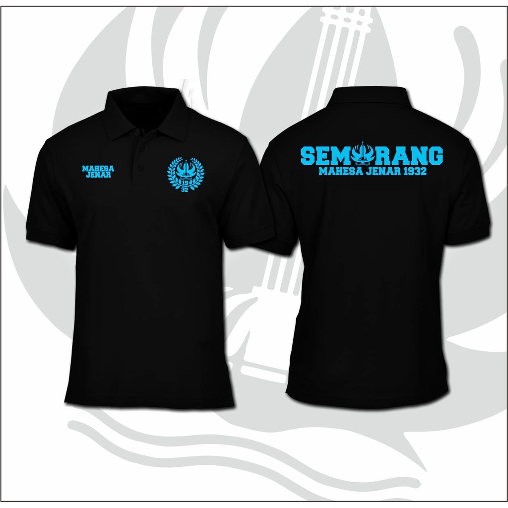 Polo Psis Semarang Mahesa Jenar Hitam Navy Misty Kaos Polo Mahesa Jenar
