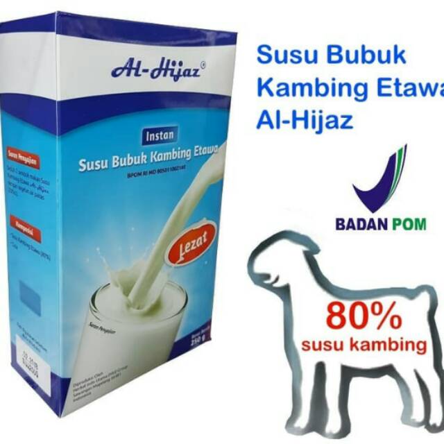 

Susu Etawa al hijaz 250gr Ampuh atasi masalah pernafasan/paru paru.