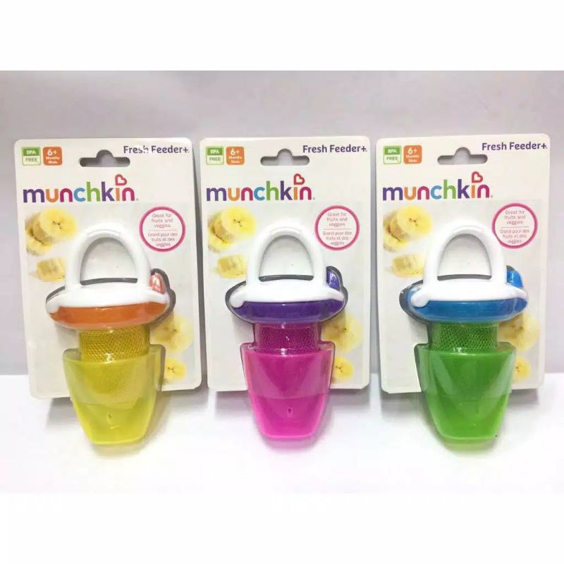 Munchkin Deluxe Fresh Food Feeder/ Alat Bantu Makan Bayi Mpasi dengan Tutup