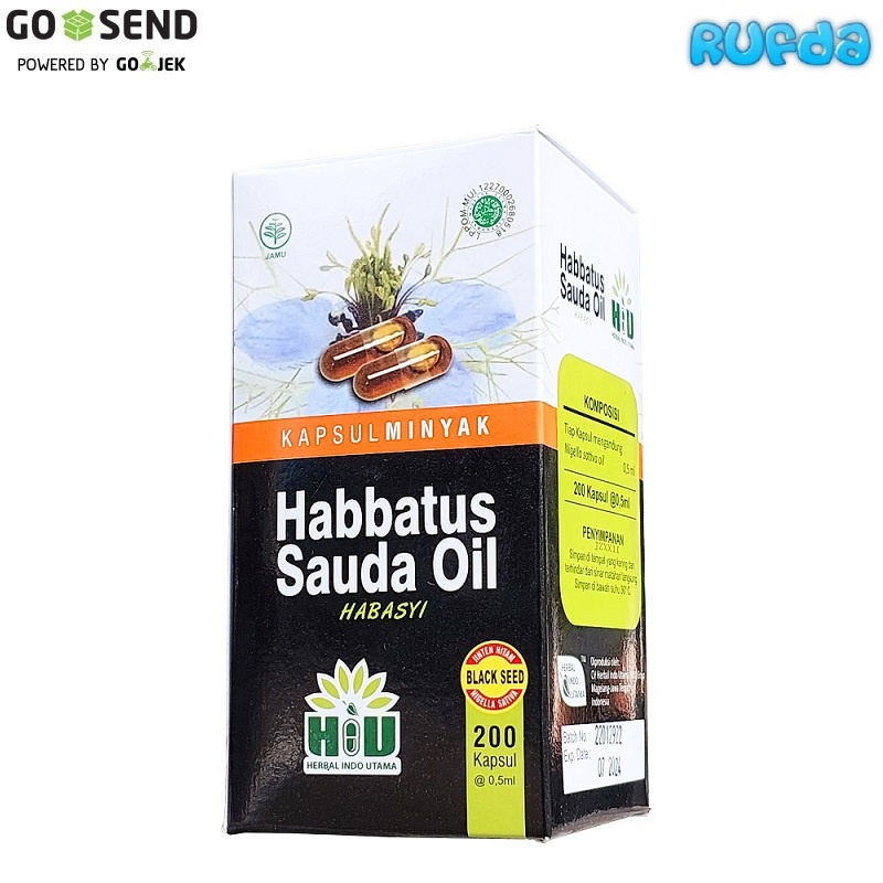 HIU Habbatussauda Habasyi Minyak Ethiopian Black Seed Cumin Oil Nigella sativa