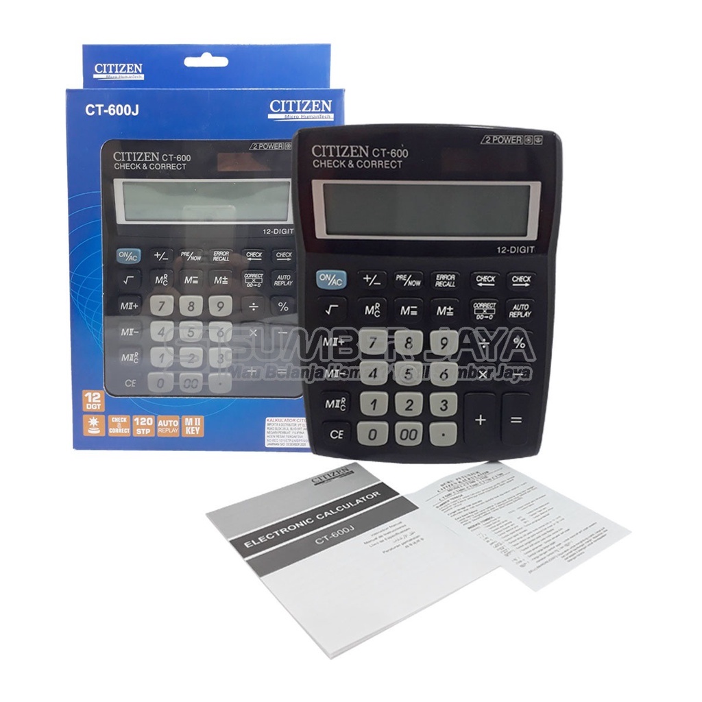 Kalkulator Citizen Desktop Calculator CT - 600 J