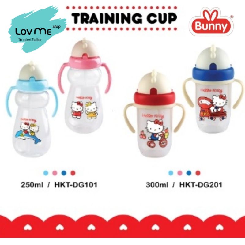 lov me❤️ Lusty Bunny Botol Sedotan Hello Kitty BPA Free HKT DG101 DG201