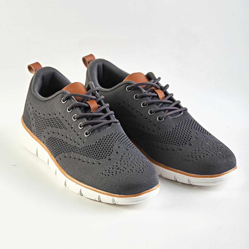 Dans Marves Sepatu Sneakers Pria - Grey