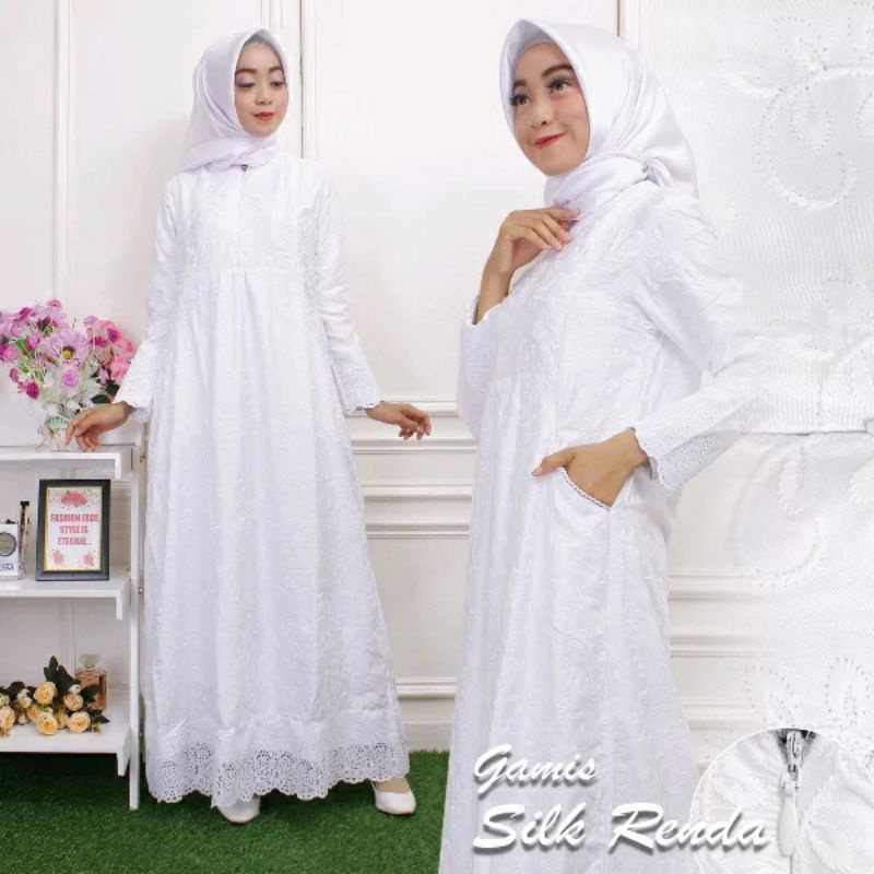 Gamis Silk Sutra /semi Sutra
