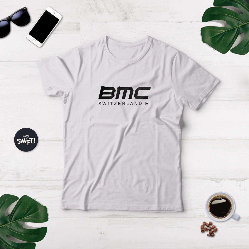 KAOS SEPEDA BMC SWITZERLAND BIKE LOGO GOWES T-SHIRT BAJU DISTRO