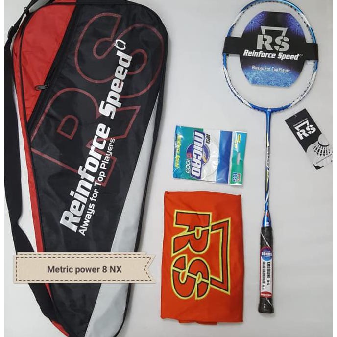 Raket Badminton - Rs Metric Power 8 Nx - Original