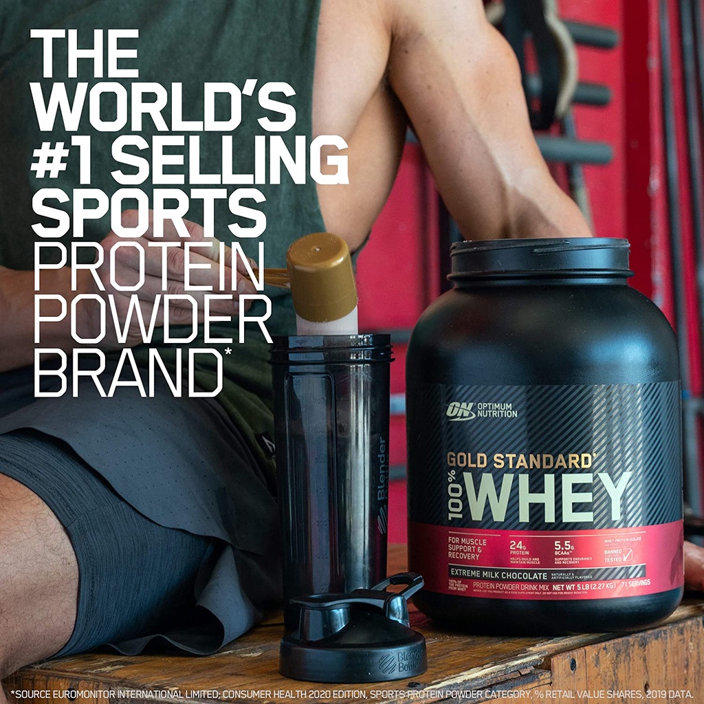 ON Whey Gold Standard 5 Lbs Optimum Nutrition 5.5 Lbs