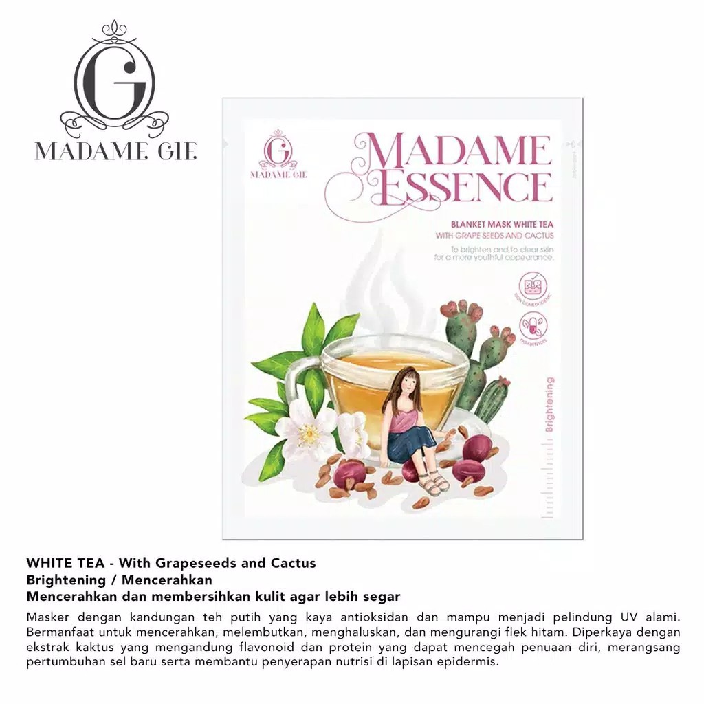 Madame Gie Madame Essence Blanket Mask - Skincare Masker