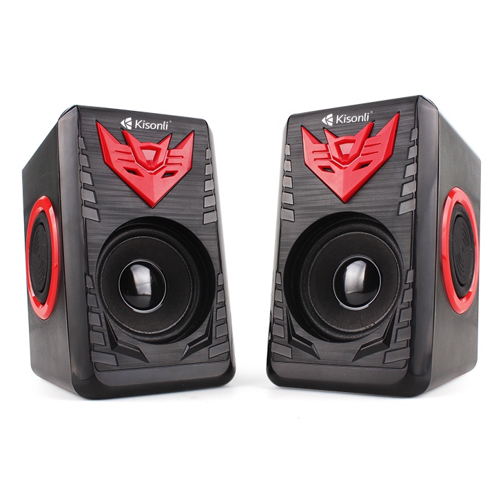 XOBOX - Speaker Gaming Laptop/Komputer Dual Bass Dengan Tombol Switch Volume T-008A