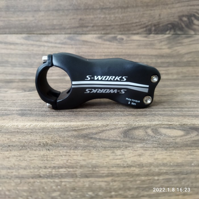 Stem S-Works Specialized Carbon 80 mm 17 Derajat - RB MTB Sworks Putih