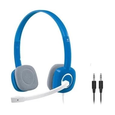 Logitech Headset H150 Blue dan White RESMI DAN BERGARANSI 100% - Putih