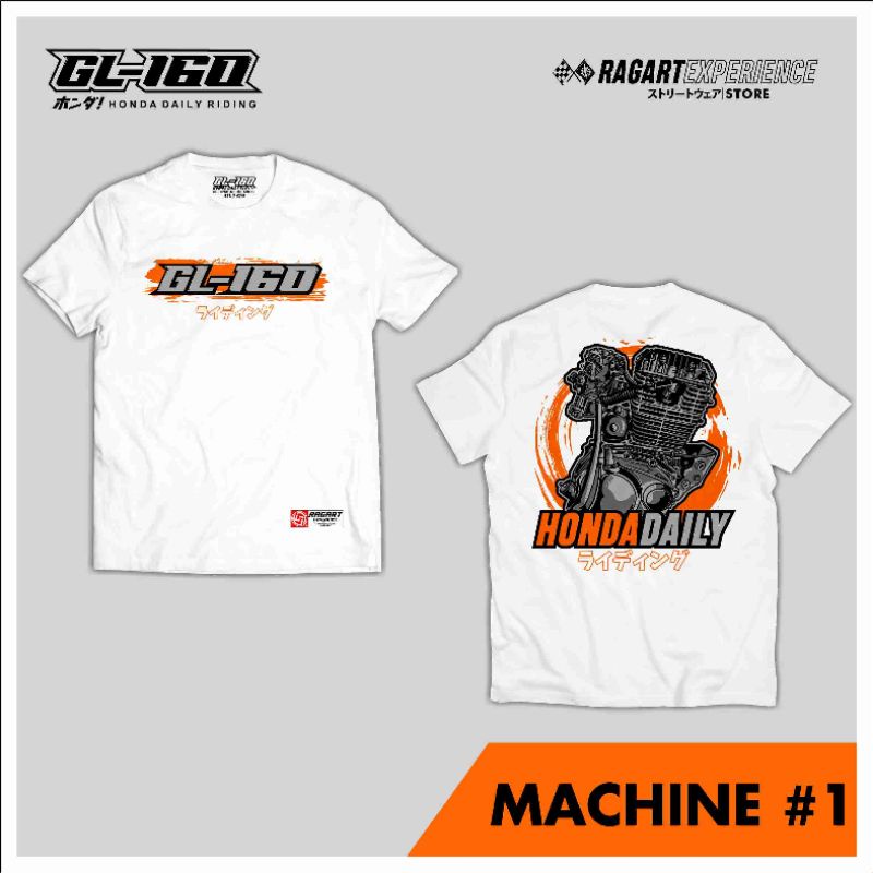 KAOS GL 160 MACHINE SERIES PUTIH / KAOS MEGAPRO / KAOS HEREX / KAOS HONDA DAILY