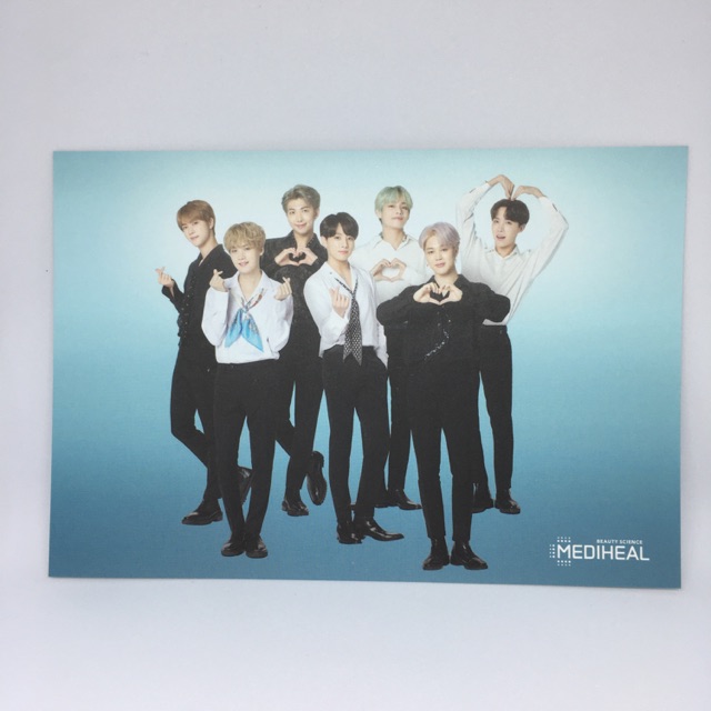 [kstuffind] BTS x MEDIHEAL POSTCARD MURAH