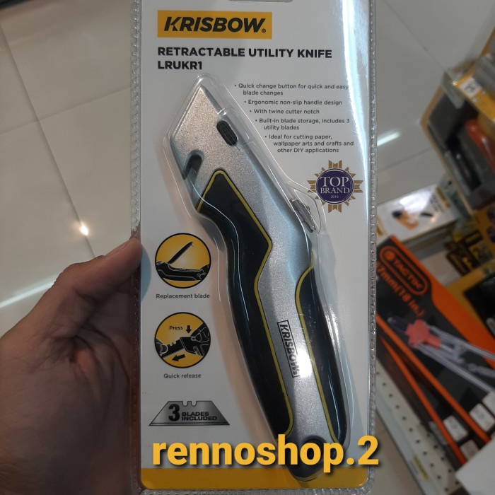 

Terlaris Krisbow Cutter Retractable Bagus
