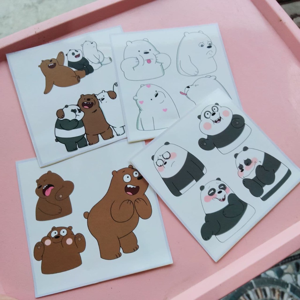 

STICKER AESTHETIC / STIKER ESTETIK / STIKER TUMBLR / STICKER WE BARE BEARS LUCU by Jayeonmi.id