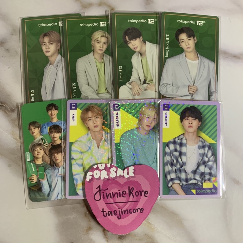BTS ECOMMERCE COLLAB EVENT OFFICIAL PHOTOCARD JIN SUGA JIMIN JUNGKOOK GROUP OT7 BANGTAN HOLO PC HD R