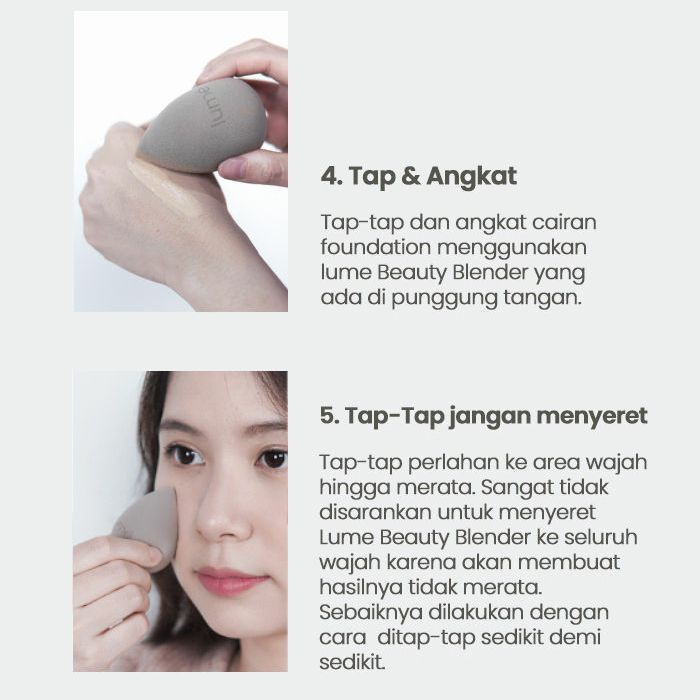 Lumecolors Beauty Blender / Sponge Make Up Lumecolors / Spons untuk Meratakan Foundation