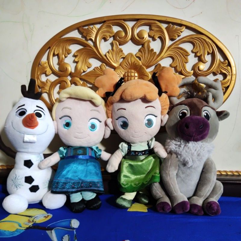 Boneka Frozen disney anna elsa olaf sven original disney sepaket