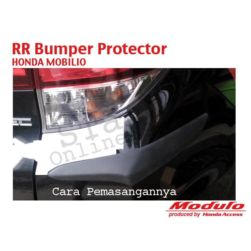 Bumper Protector Pelindung Bumper Belakang Honda Mobilio Modulo ORI