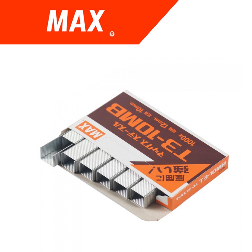 

Max Refill Guntacker Staples T3-10MB (Refill Stapler Tembak) Kotak Coklat Oranye