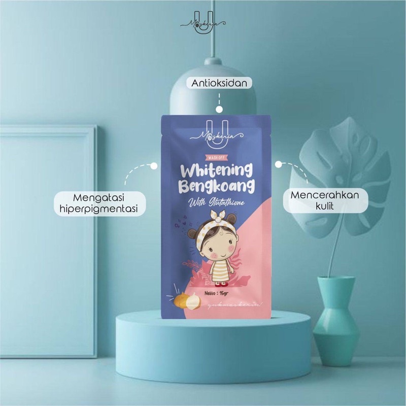 MASKER WAJAH MENCERAHKAN / WASH OFF MASK / PREMIUM MASK UMASKERIN