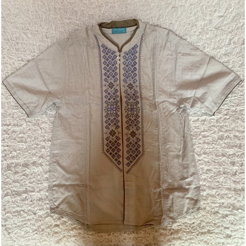 [Preloved Like New] Family Set Baju Koko (Grey) by Contempo