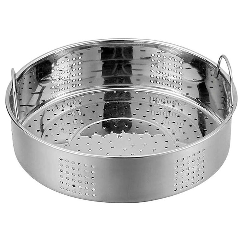 1pc Keranjang Kukusan Dim Sum / Pangsit Bahan Stainless Steel Tebal Untuk Dapur
