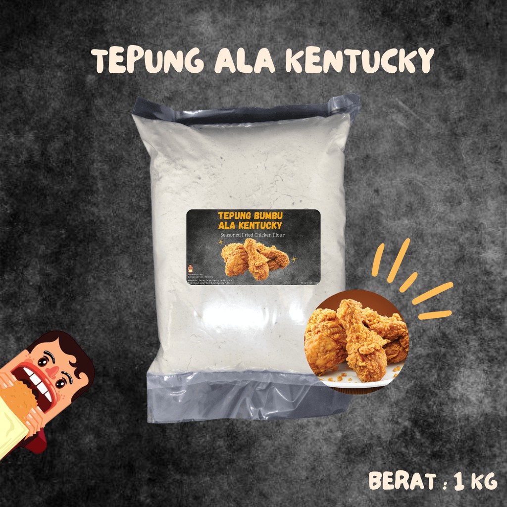 TEPUNG KENTUCKY AYAM KRISPI / CRISPY KEMASAN 1KG