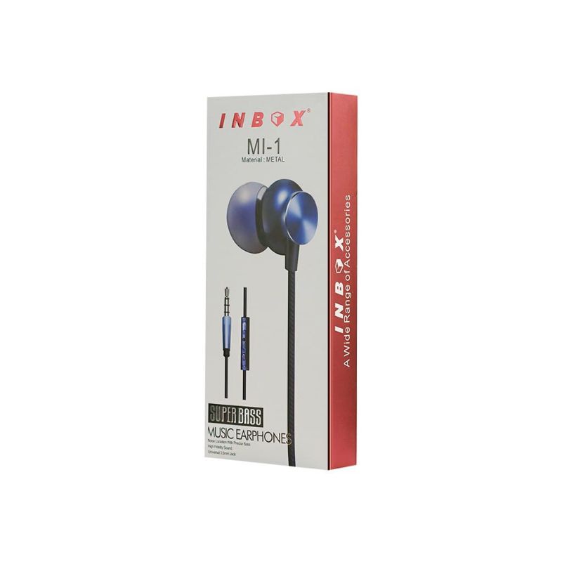 Cable Earphone Inbox MI-1 - Dilengkapi Dengan Tombol Volume