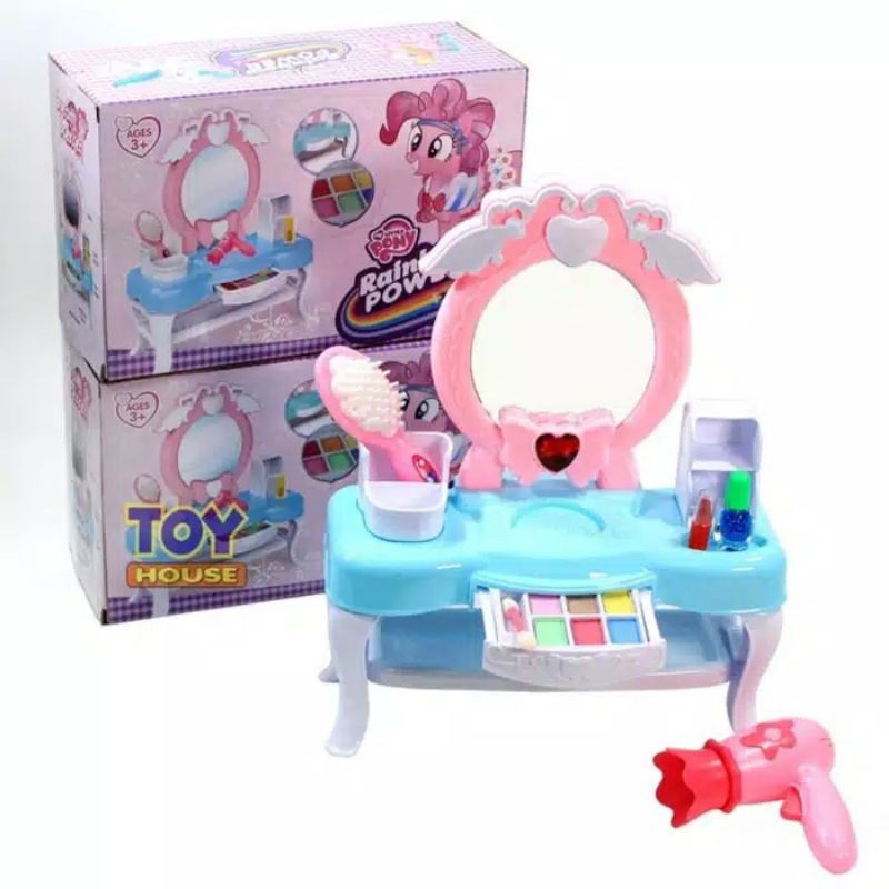 Mainan meja rias anak - little pony makeup set - Dream Dresser makeup