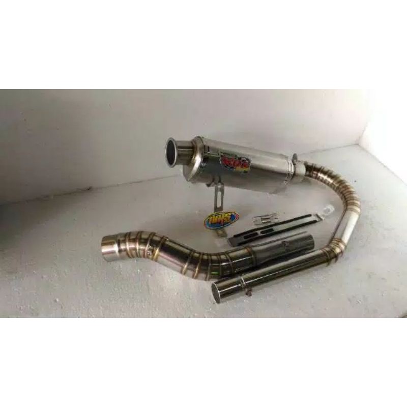 knalpot wrx oval leher c ful cacing fu vixion cb150r mgpro tiger dkk